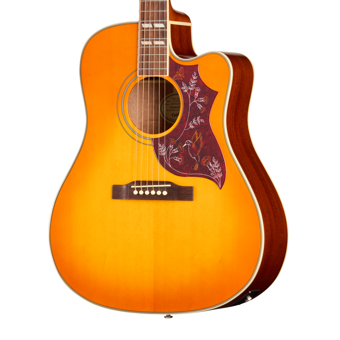 Epiphone Hummingbird Studio EC, Heritage Cherry Sunburst Acoustic Guitar Epiphone