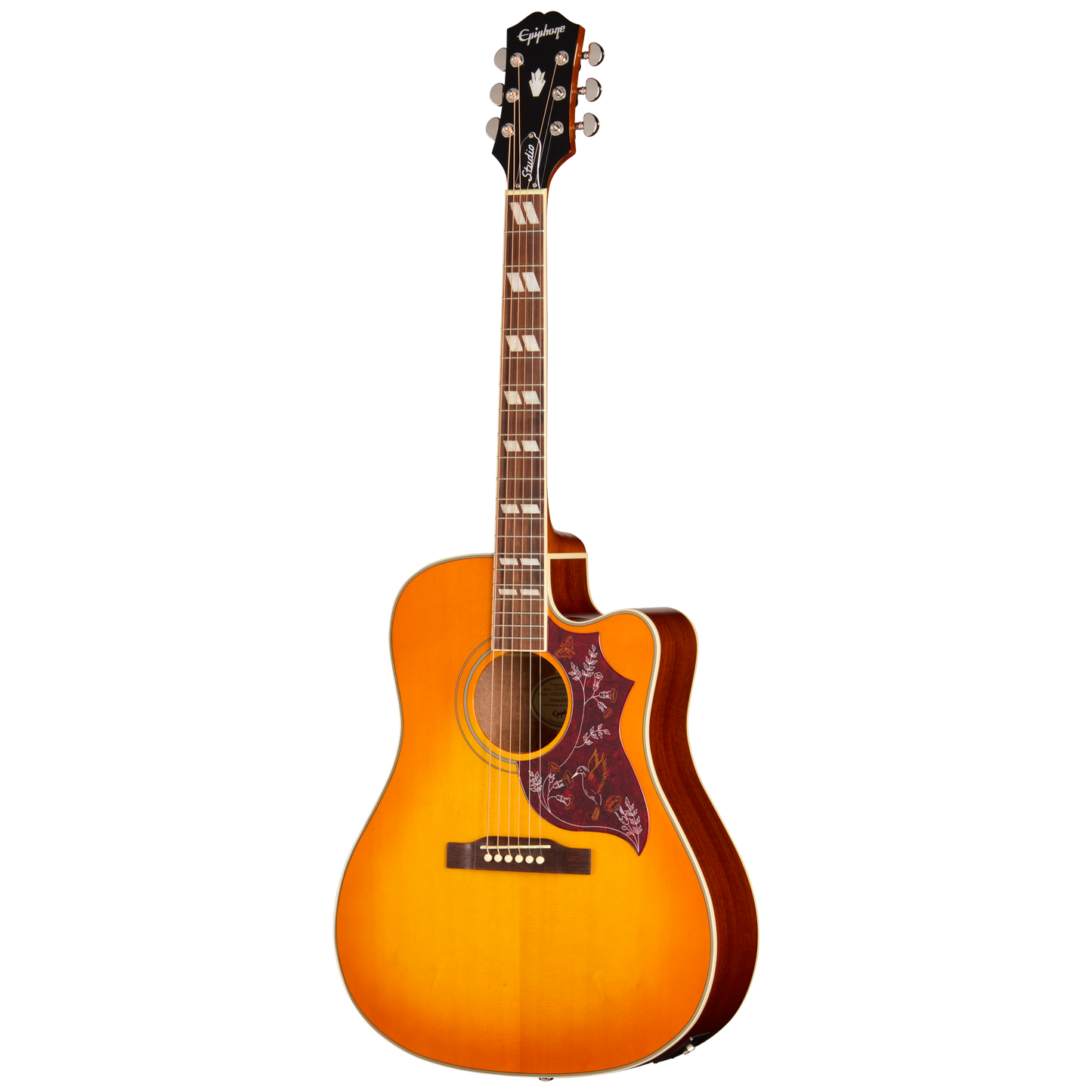 Epiphone Hummingbird Studio EC, Heritage Cherry Sunburst Acoustic Guitar Epiphone