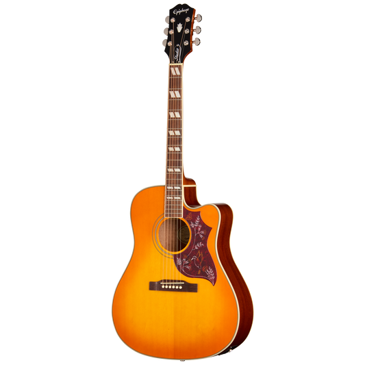 Epiphone Hummingbird Studio EC, Heritage Cherry Sunburst Acoustic Guitar Epiphone