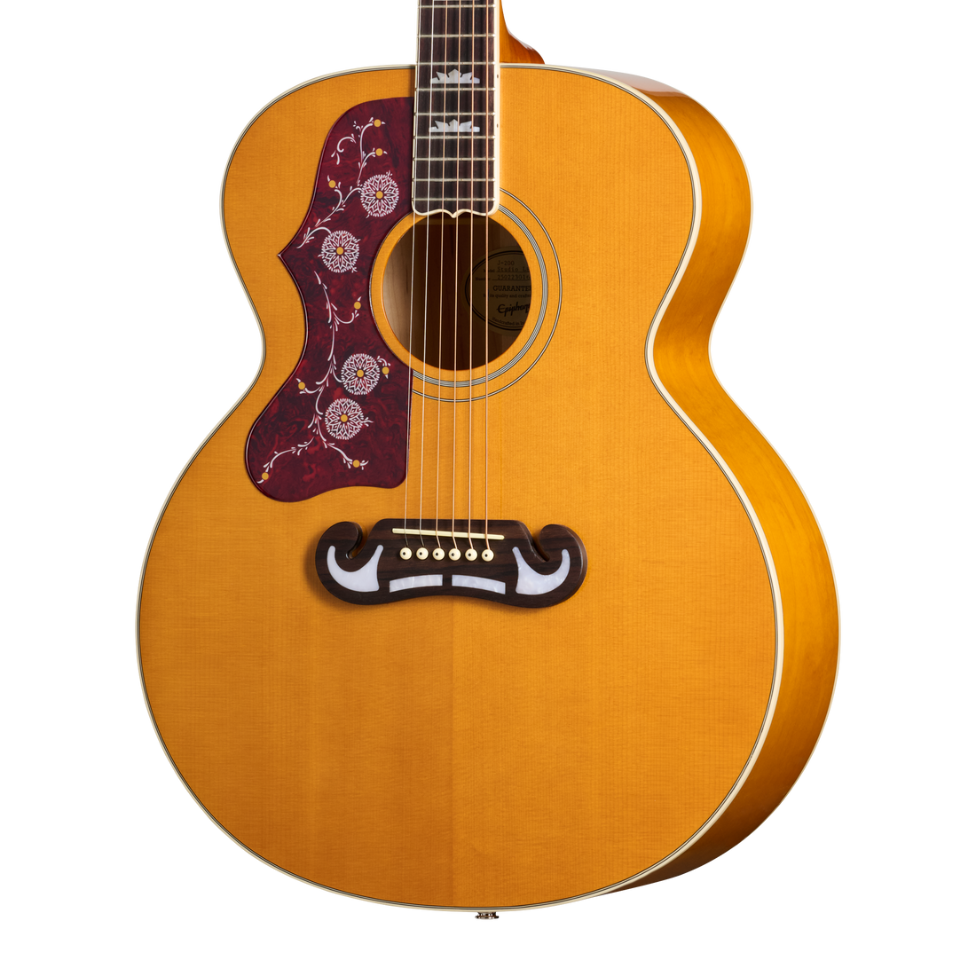 Epiphone J-200 Studio, Left-Handed, Natural Acoustic Guitar Epiphone
