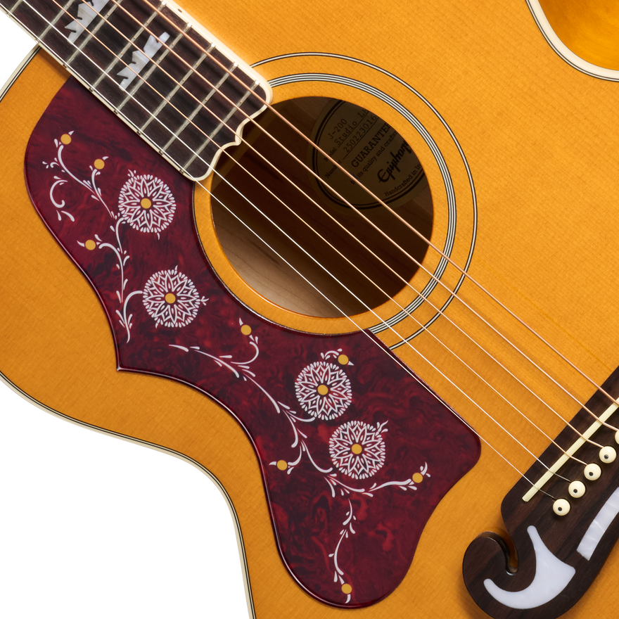 Epiphone J-200 Studio, Left-Handed, Natural Acoustic Guitar Epiphone