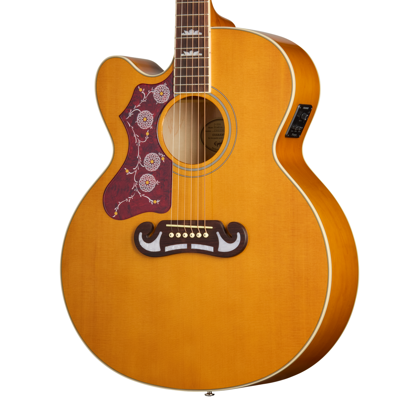 Epiphone J-200 Studio EC, Left-Handed, Natural Acoustic Guitar Epiphone