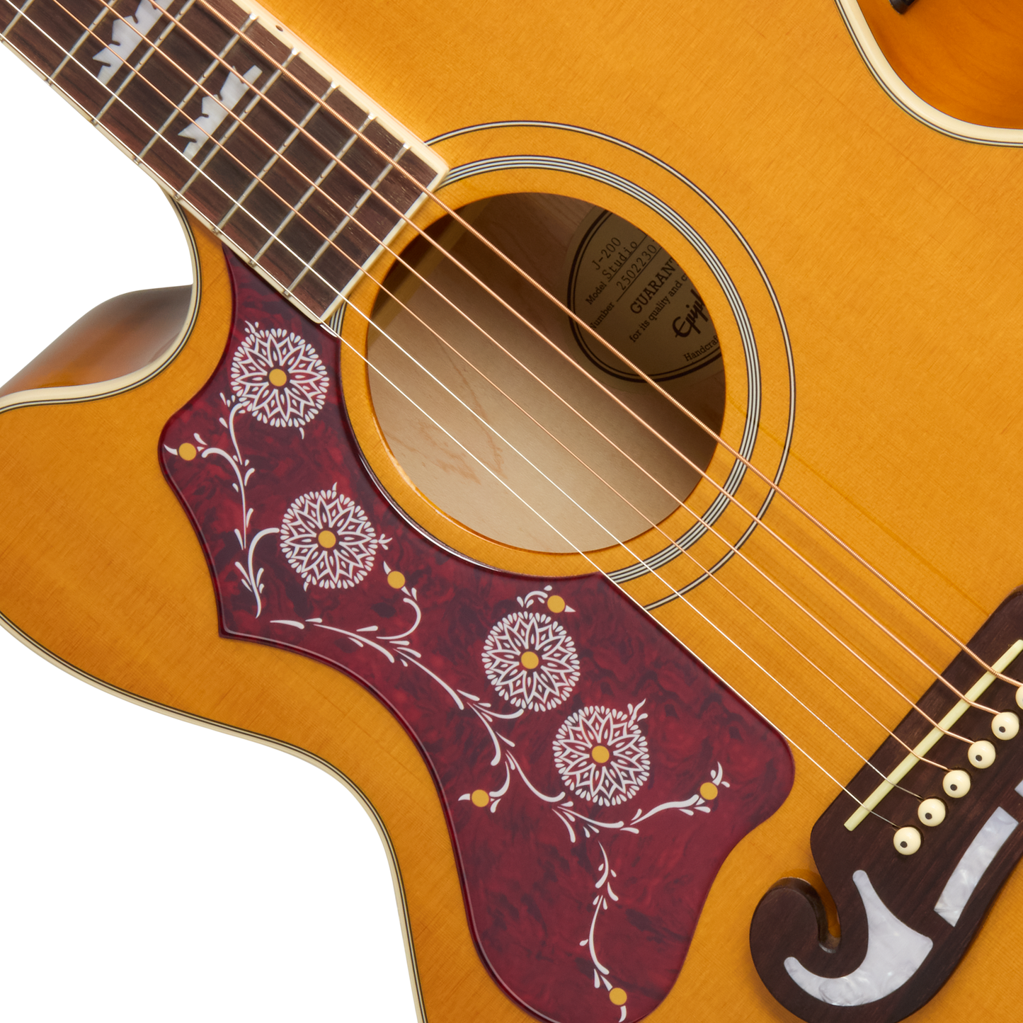 Epiphone J-200 Studio EC, Left-Handed, Natural Acoustic Guitar Epiphone