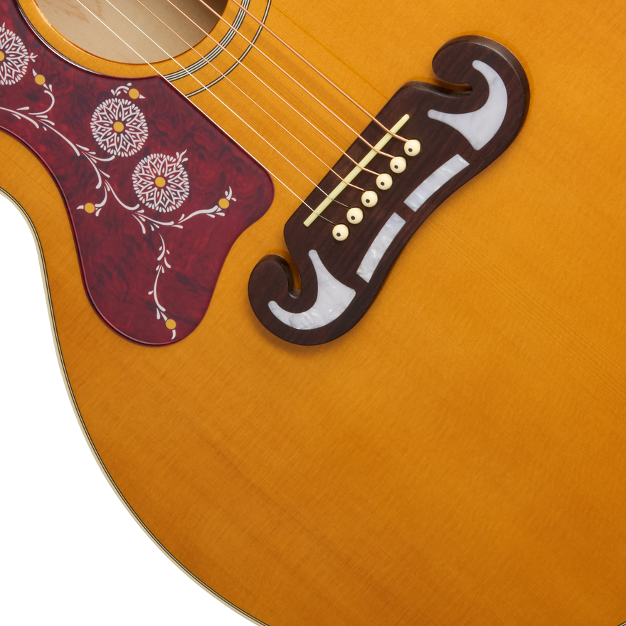 Epiphone J-200 Studio EC, Left-Handed, Natural Acoustic Guitar Epiphone