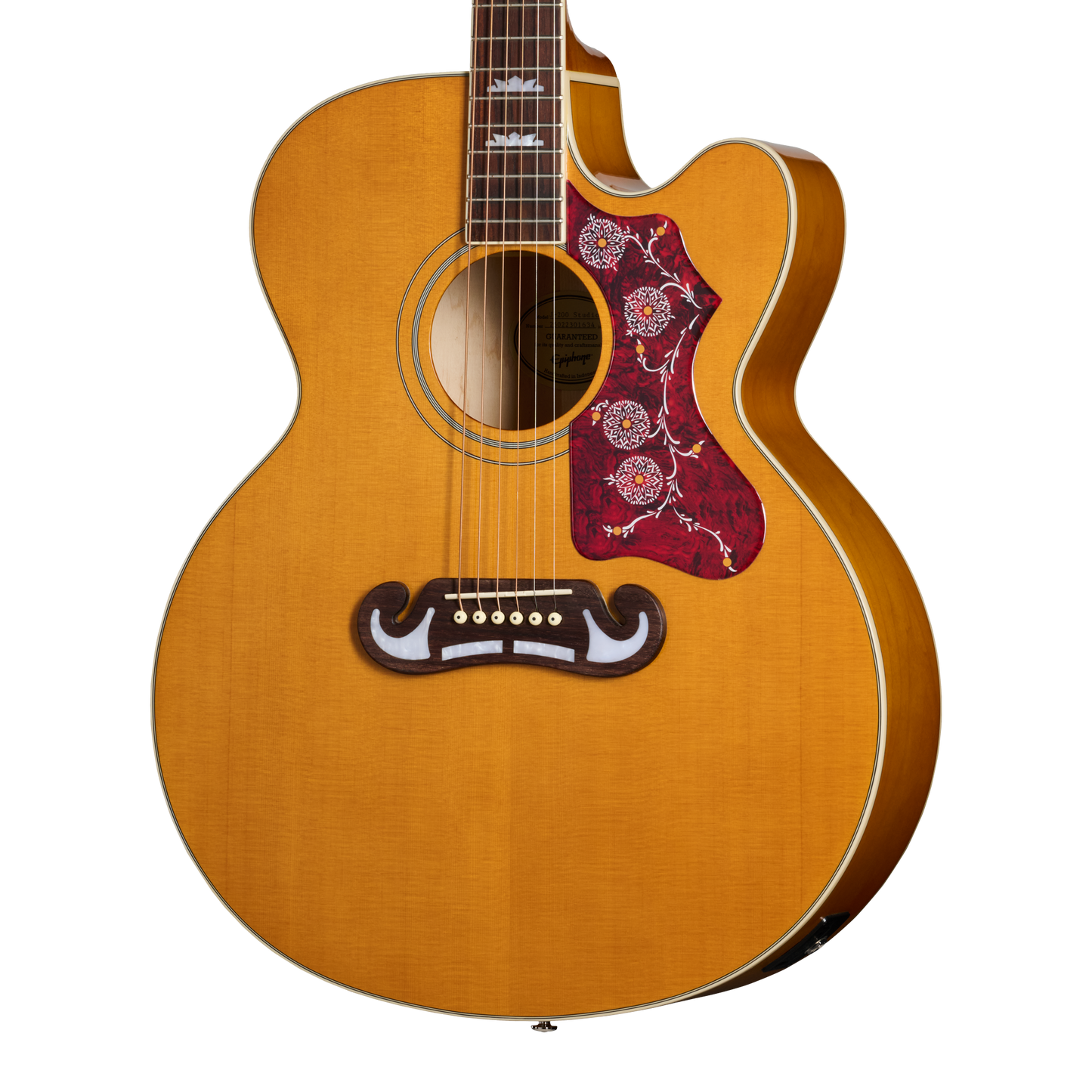 Epiphone J-200 Studio EC, Natural Acoustic Guitar Epiphone