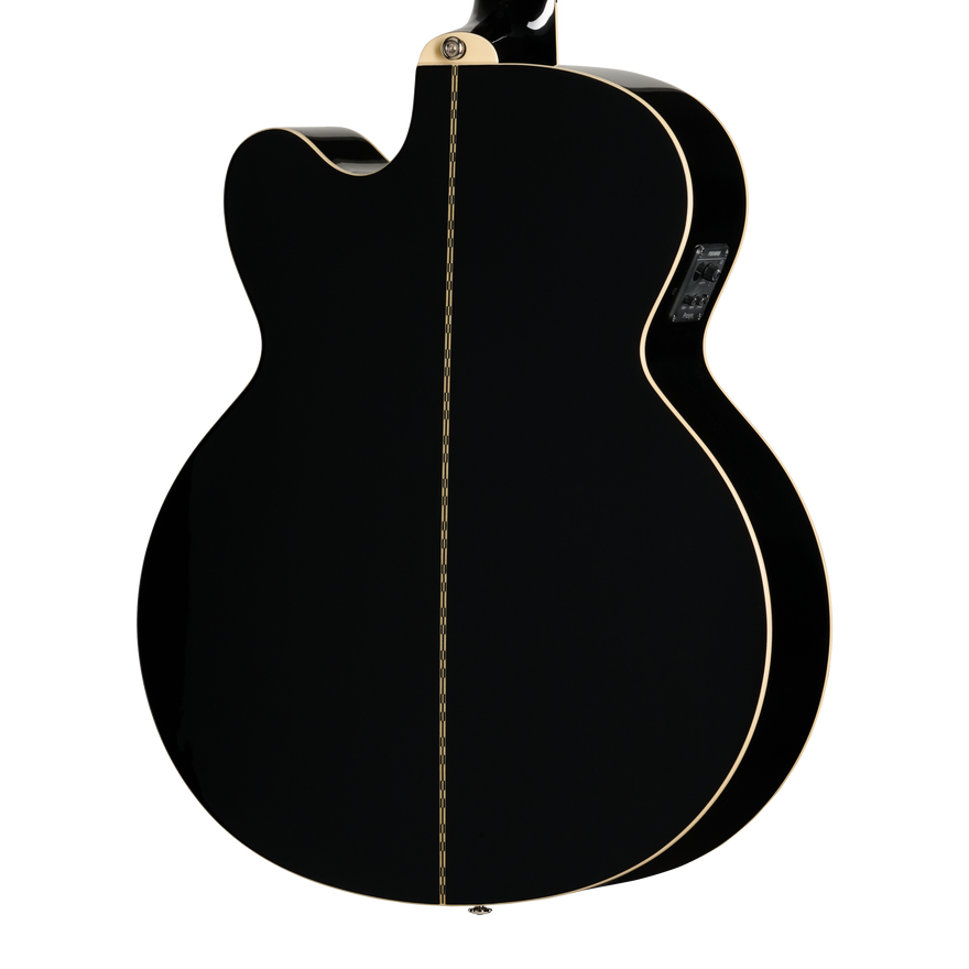 Epiphone J-200 Studio EC, Ebony, Exclusive Acoustic Guitar Epiphone