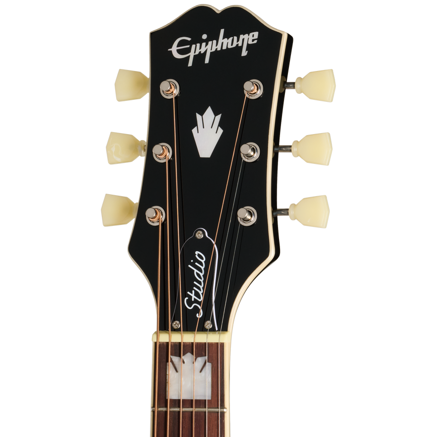 Epiphone J-200 Studio EC, Ebony, Exclusive Acoustic Guitar Epiphone