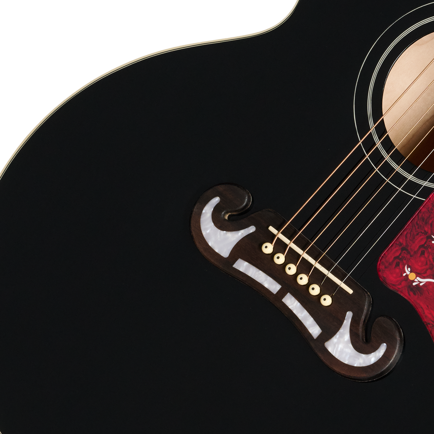 Epiphone J-200 Studio EC, Ebony, Exclusive Acoustic Guitar Epiphone