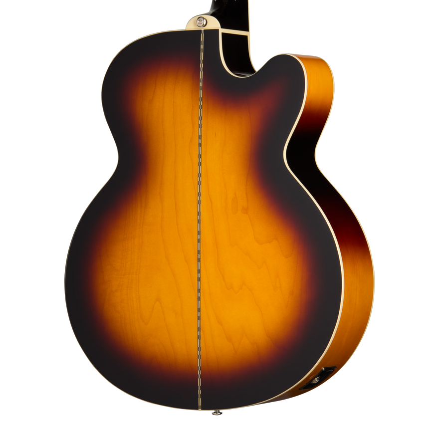 Epiphone J-200 Studio EC, Left-Handed, Vintage Sunburst Acoustic Guitar Epiphone