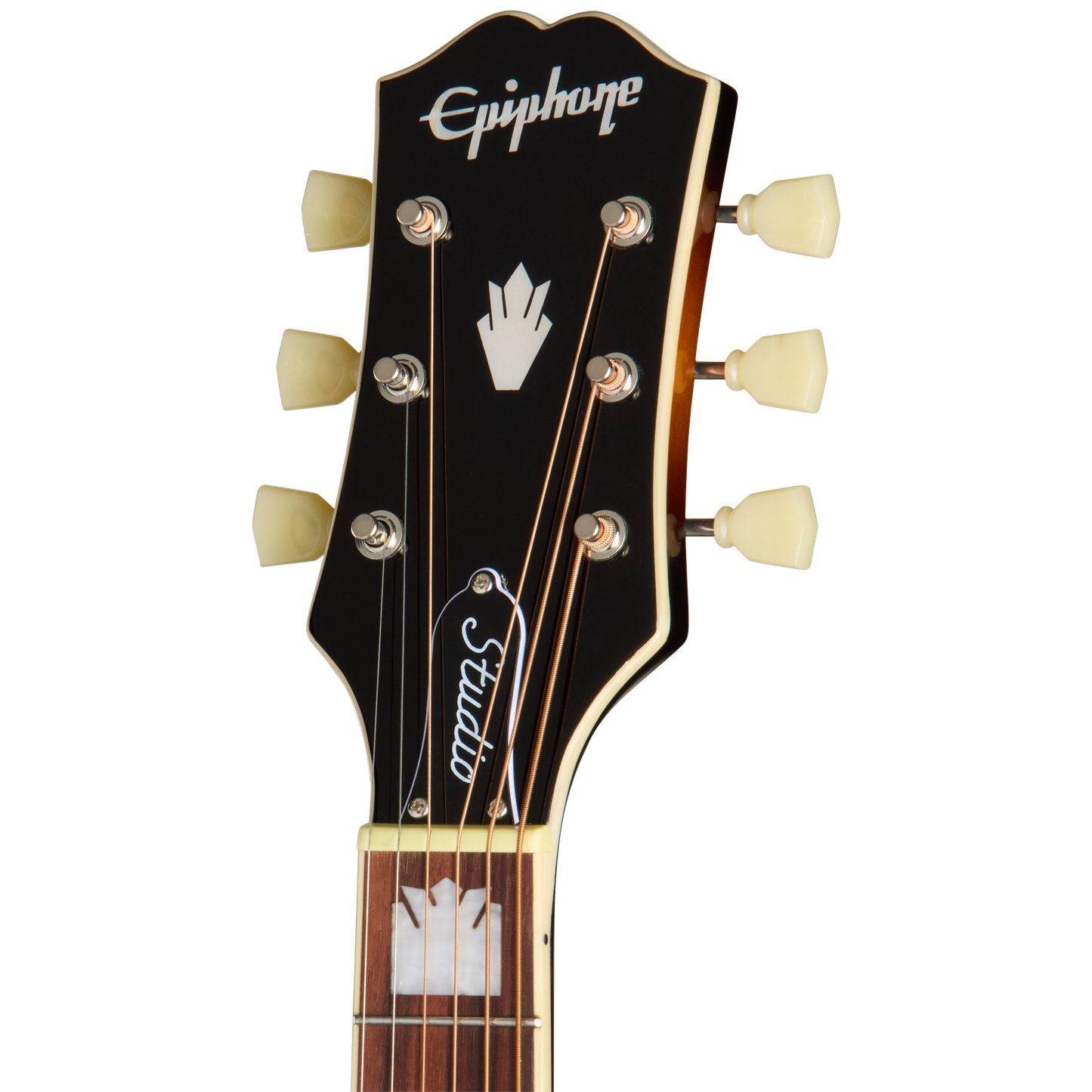 Epiphone J-200 Studio EC, Left-Handed, Vintage Sunburst Acoustic Guitar Epiphone
