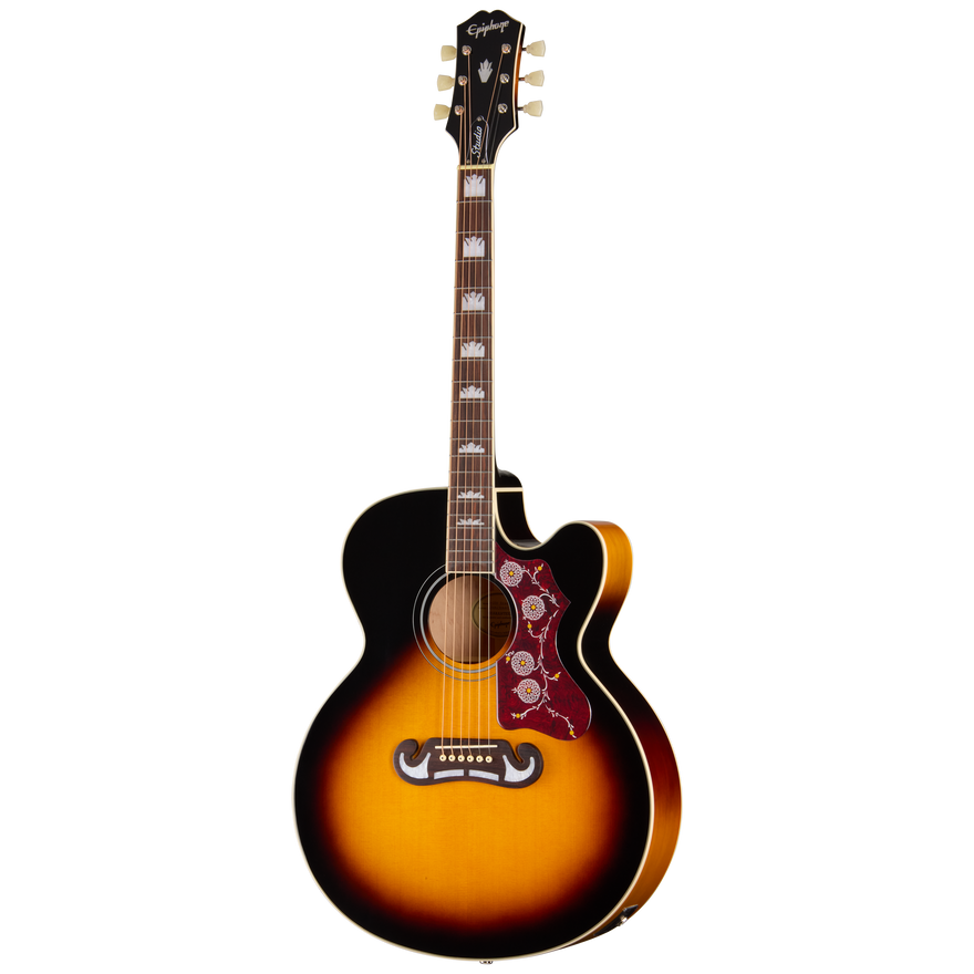 ギター Epiphone J-200EC Studio Vintage Sunburst Epiphone J-200 Studio EC, Vintage Sunburst – Gibson