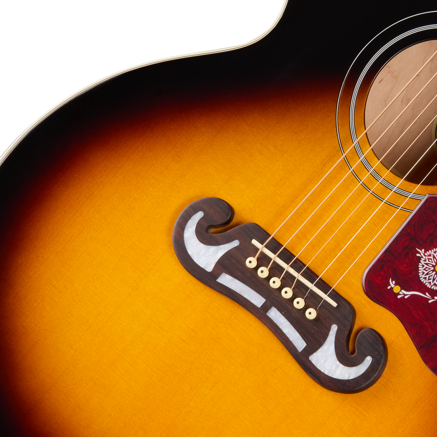 Epiphone J-200 Studio EC, Vintage Sunburst Acoustic Guitar Epiphone