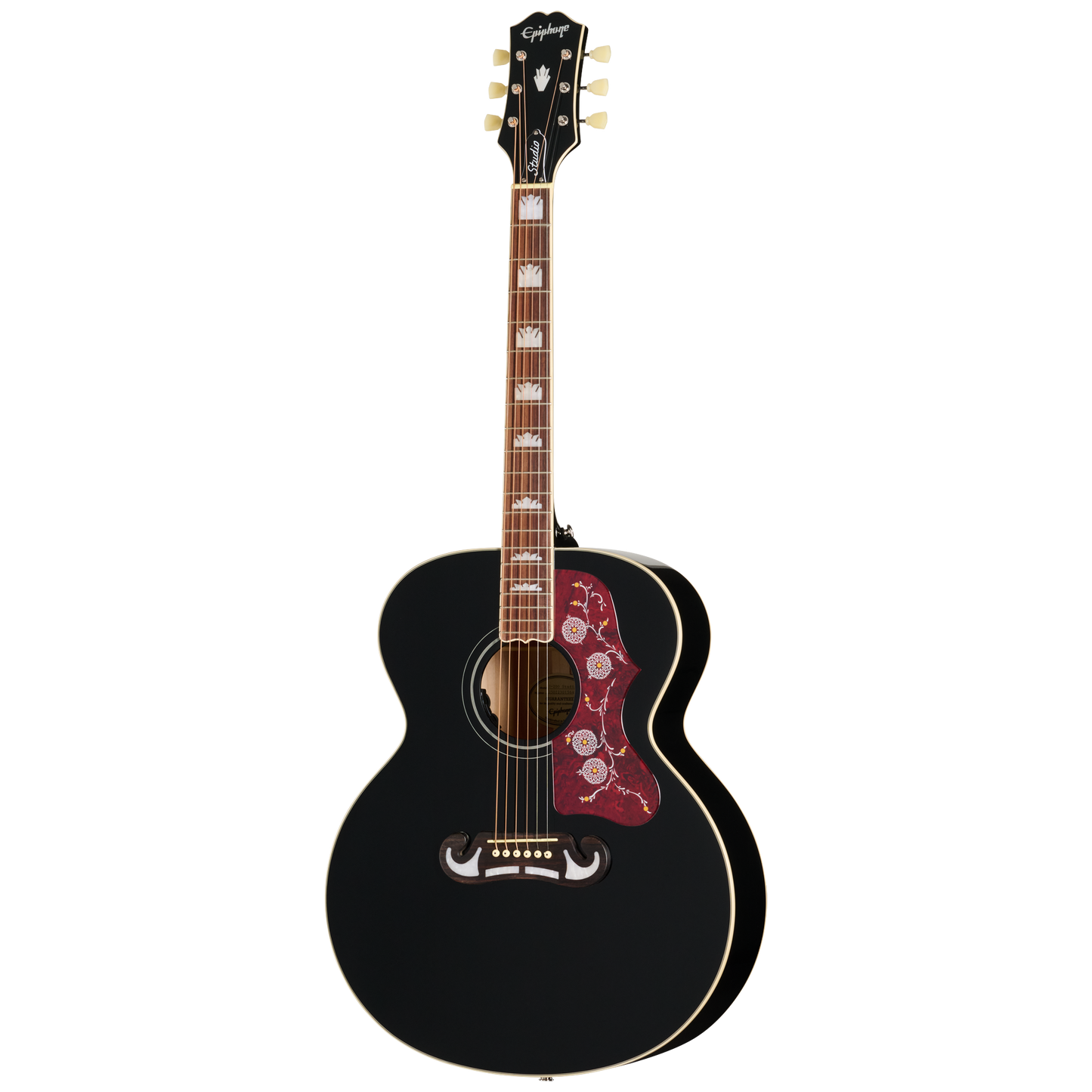 Epiphone J-200 Studio, Ebony, Exclusive Acoustic Guitar Epiphone