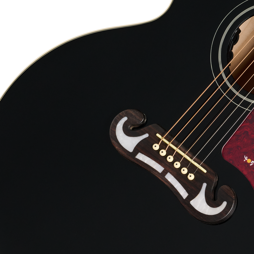 Epiphone J-200 Studio, Ebony, Exclusive Acoustic Guitar Epiphone