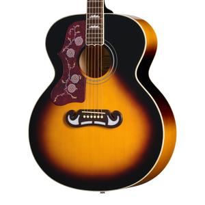 Epiphone J-200 Studio, Left-Handed, Vintage Sunburst Acoustic Guitar Epiphone