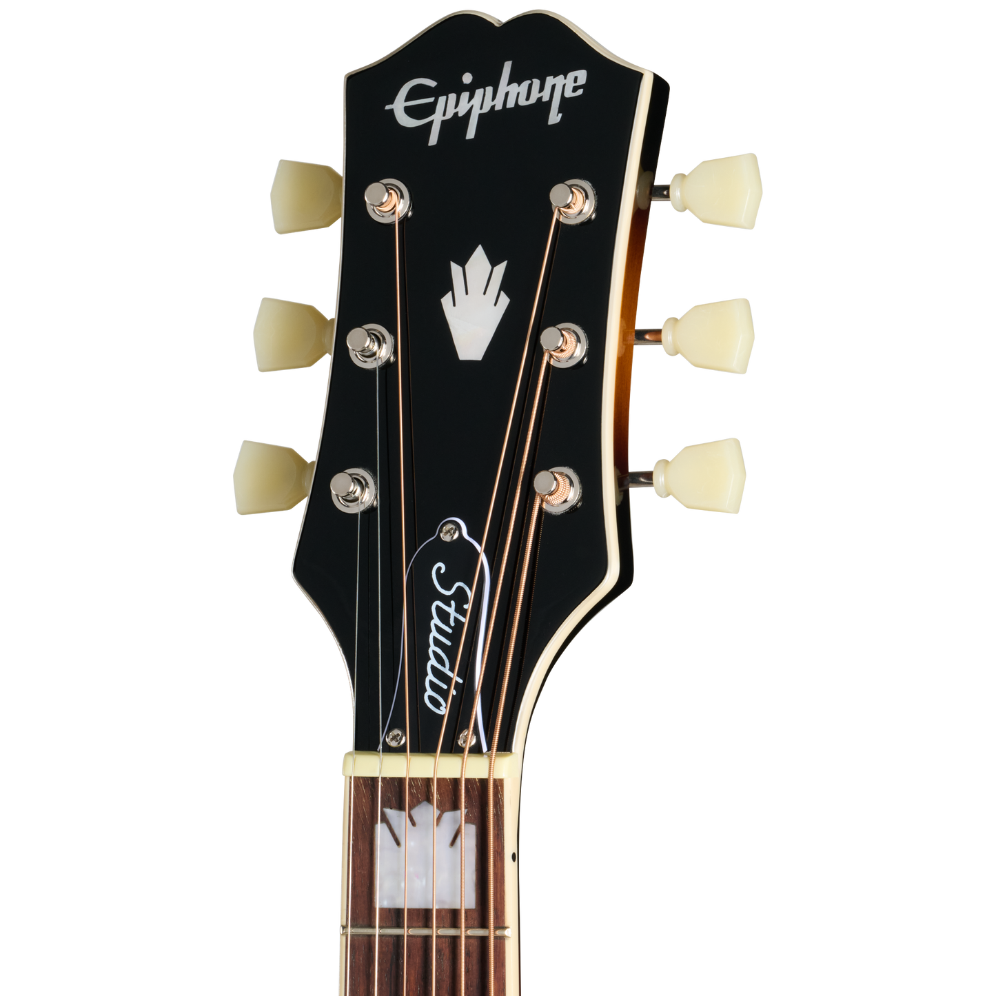 Epiphone J-200 Studio, Left-Handed, Vintage Sunburst Acoustic Guitar Epiphone