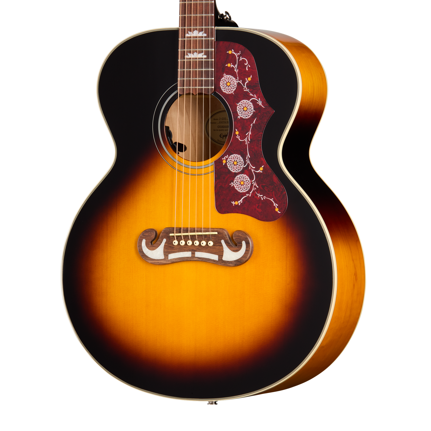 Epiphone J-200 Studio, Vintage Sunburst Acoustic Guitar Epiphone