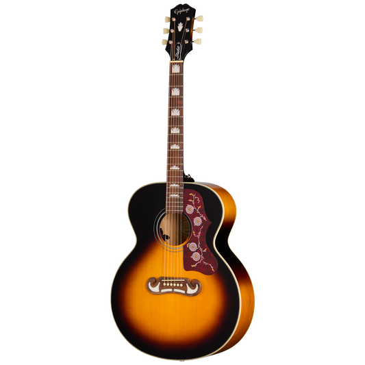Epiphone J-200 Studio, Vintage Sunburst Acoustic Guitar Epiphone