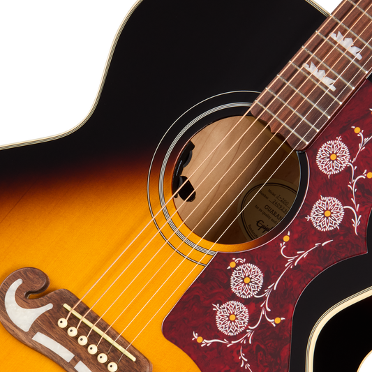 Epiphone J-200 Studio, Vintage Sunburst Acoustic Guitar Epiphone