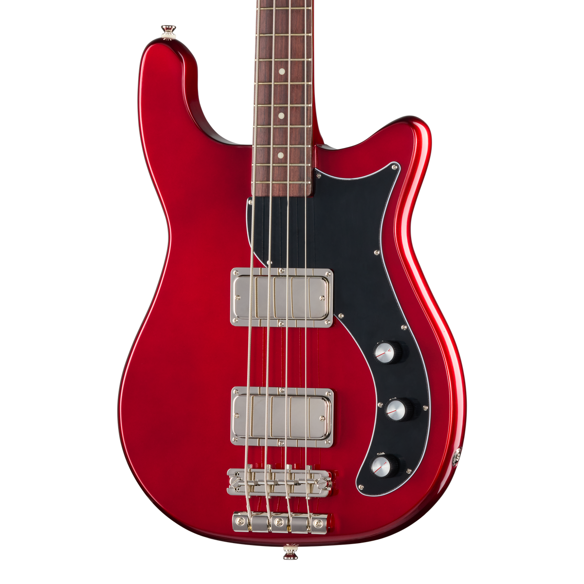 Epiphone Embassy Bass with Rosewood Fretboard, Sparkling Burgundy Electric Bass Epiphone