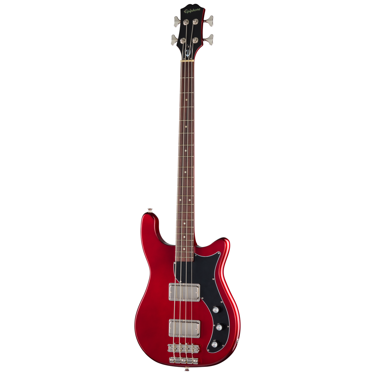 Epiphone Embassy Bass with Rosewood Fretboard, Sparkling Burgundy Electric Bass Epiphone