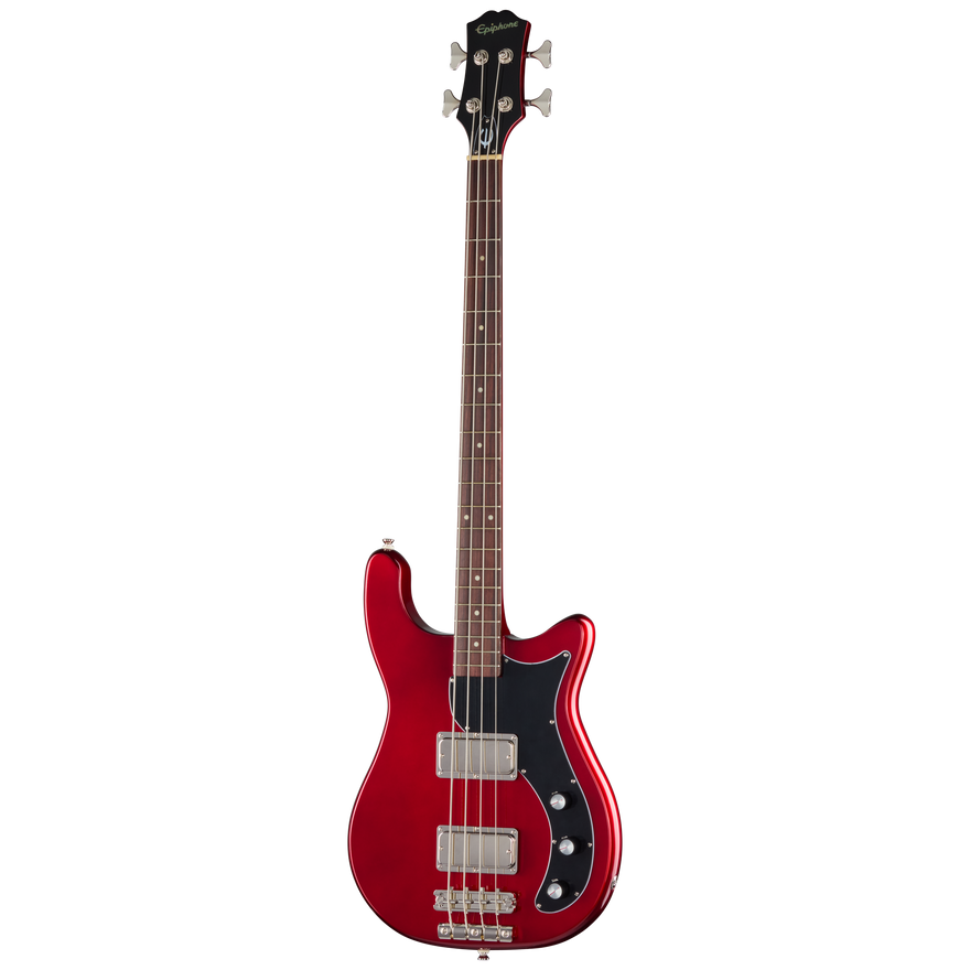 Epiphone Embassy Bass with Rosewood Fretboard, Sparkling Burgundy Electric Bass Epiphone
