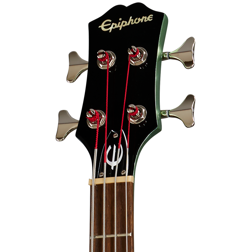 Epiphone Embassy Bass, Wanderlust Green Metallic, Wanderlust Metallic Green Electric Bass Epiphone