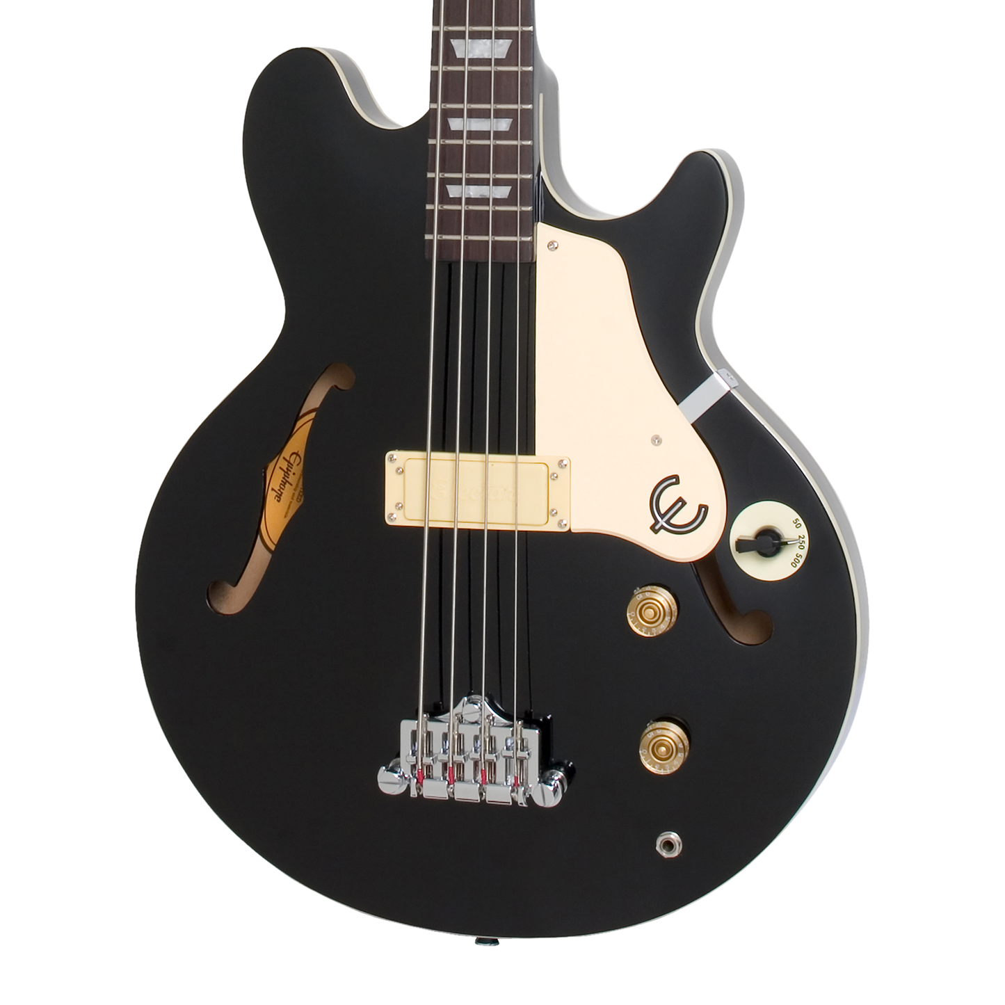Epiphone Jack Casady Bass, Ebony Electric Bass Epiphone