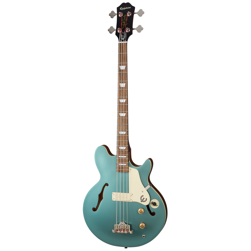 Epiphone Jack Casady Bass, Faded Pelham Blue Electric Bass Epiphone