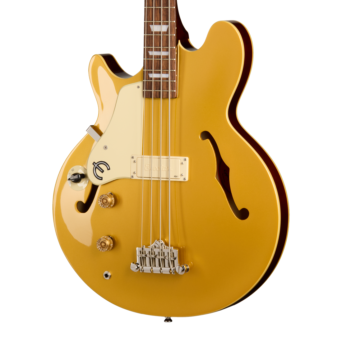 Epiphone Jack Casady Bass Left-Handed, Metallic Gold Electric Bass Epiphone