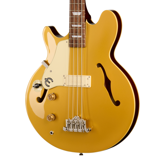 Epiphone Jack Casady Bass Left-Handed, Metallic Gold Electric Bass Epiphone