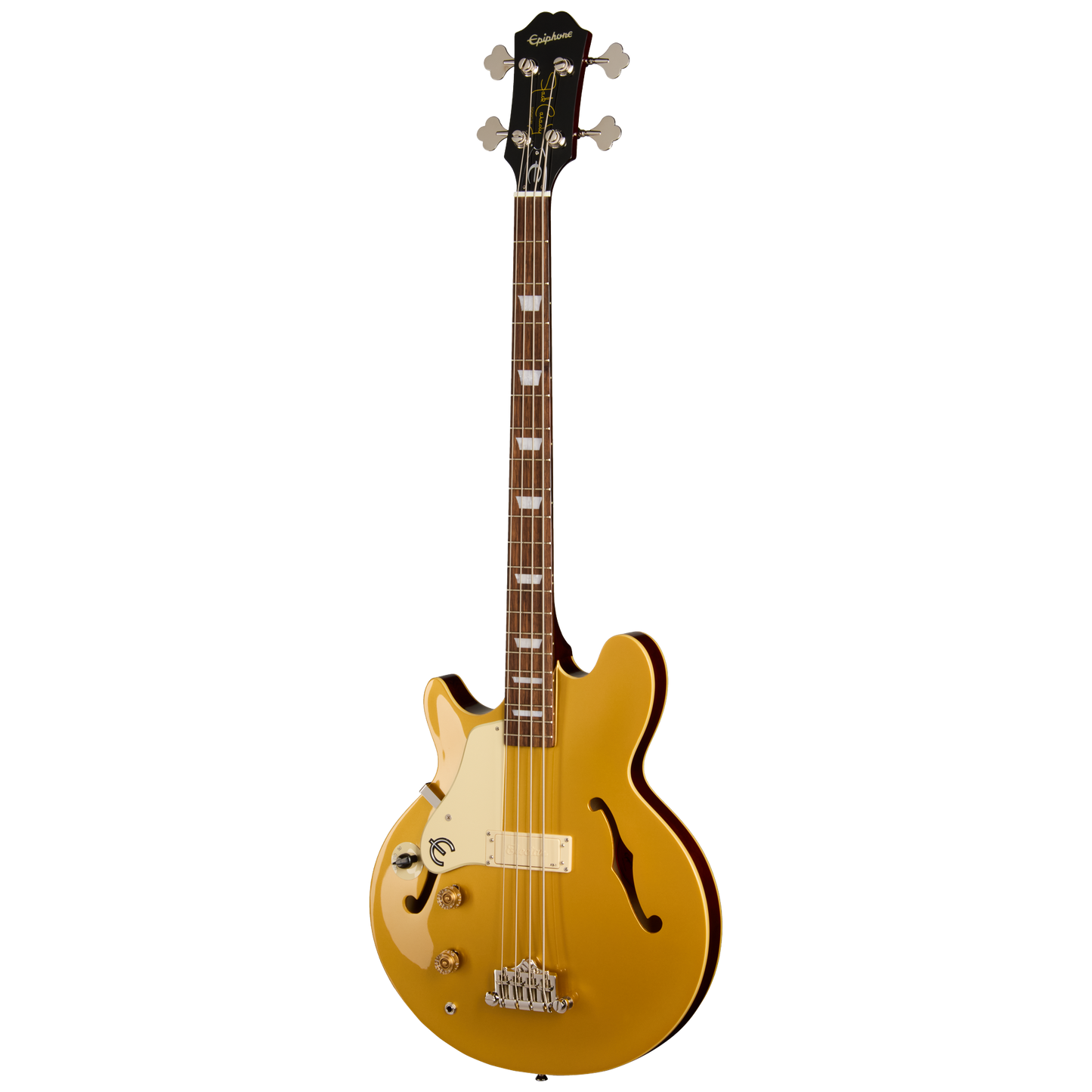 Epiphone Jack Casady Bass Left-Handed, Metallic Gold Electric Bass Epiphone