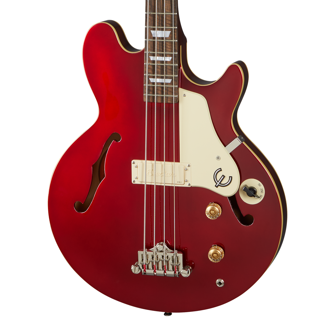 Epiphone Jack Casady Bass, Sparkling Burgundy Electric Bass Epiphone