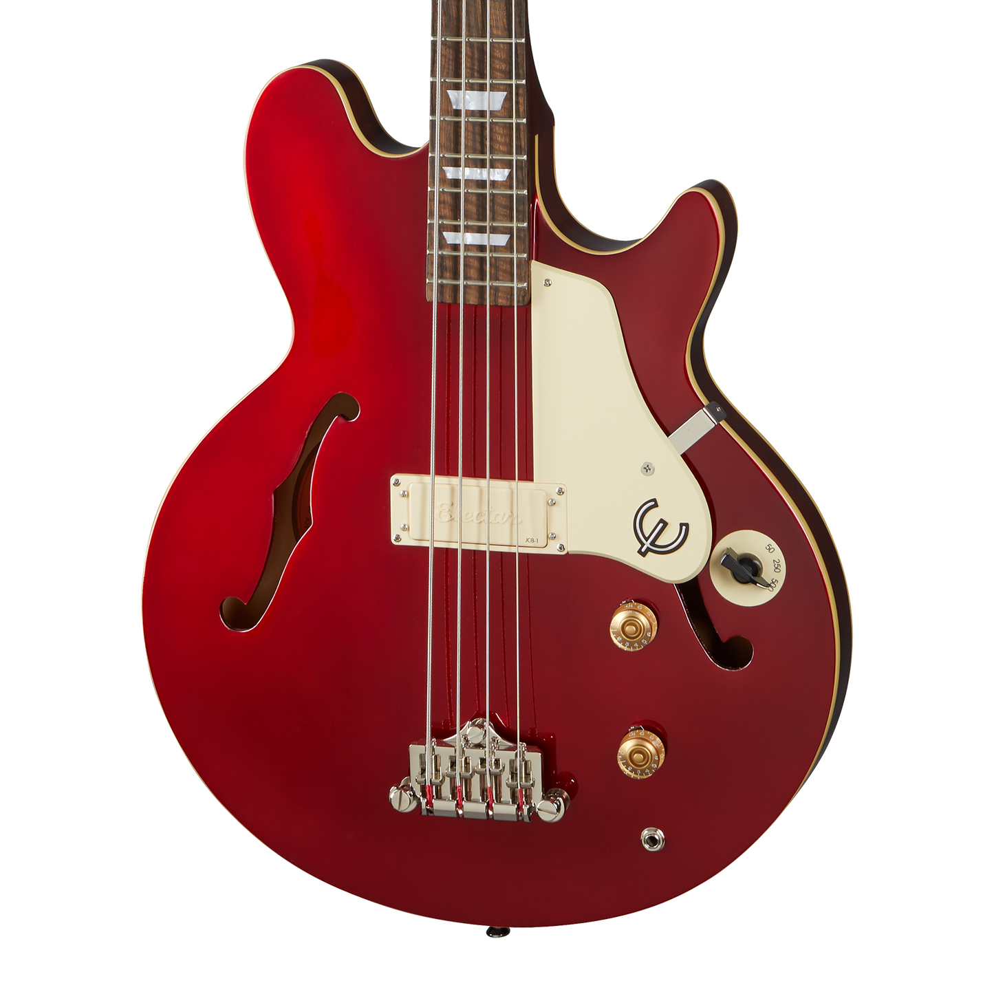 Epiphone Jack Casady Bass, Sparkling Burgundy Electric Bass Epiphone