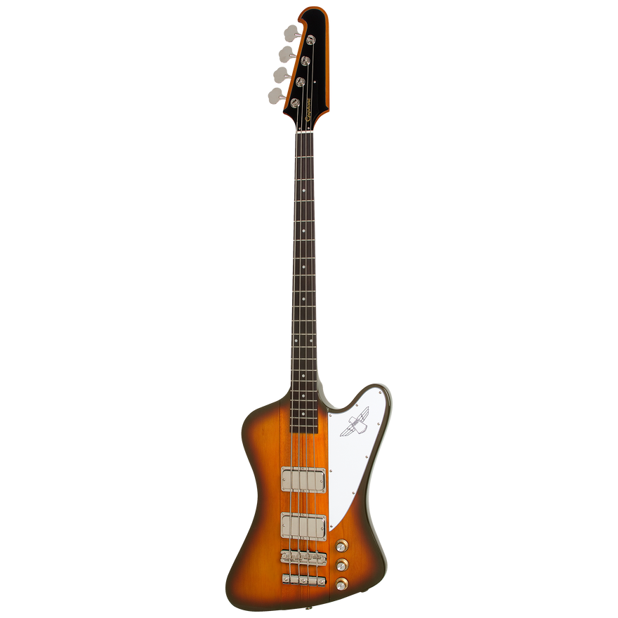 Epiphone Thunderbird 60s Bass, Tobacco Sunburst Electric Bass Epiphone