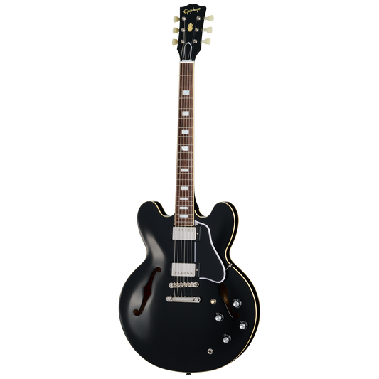 Epiphone IGC 1962 ES-335 Reissue, Aged Ebony, Exclusive Electric Guitar Epiphone