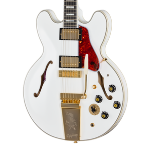 Epiphone IGC Alex Lifeson 1976 ES-355 Reissue, Alpine White Electric Guitar Epiphone