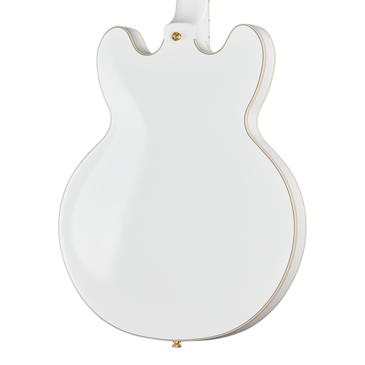 Epiphone IGC Alex Lifeson 1976 ES-355 Reissue, Alpine White Electric Guitar Epiphone
