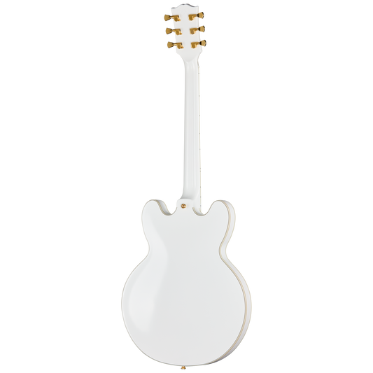 Epiphone IGC Alex Lifeson 1976 ES-355 Reissue, Alpine White Electric Guitar Epiphone