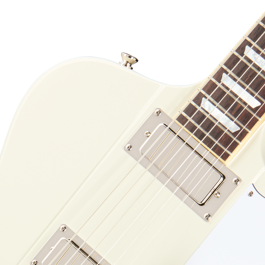 Epiphone IGC 1963 IGC Firebird V Reissue with Maestro Vibrola, Polaris White Electric Guitar Epiphone