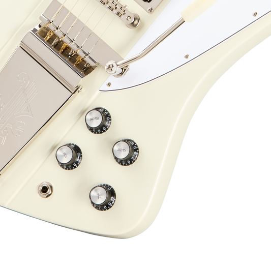 Epiphone IGC 1963 IGC Firebird V Reissue with Maestro Vibrola, Polaris White Electric Guitar Epiphone