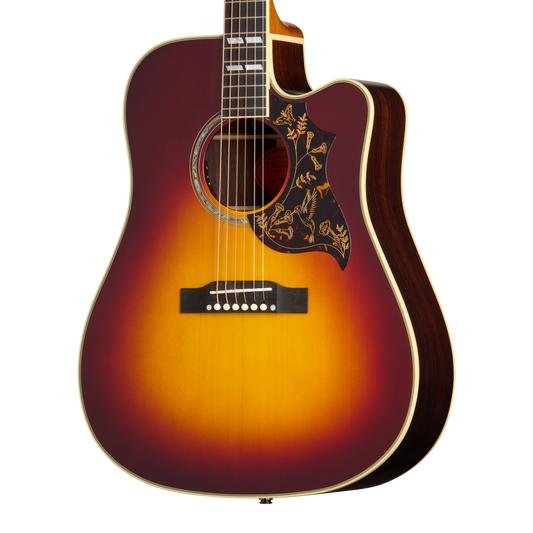 Epiphone IGC Hummingbird Deluxe EC, Autumn Burst Acoustic Guitar Epiphone