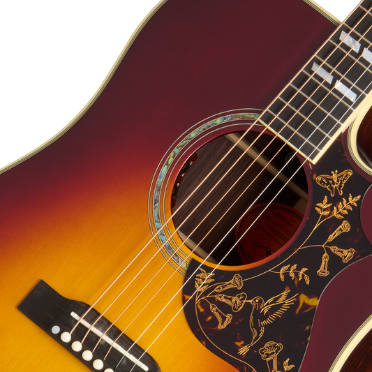 Epiphone IGC Hummingbird Deluxe EC, Autumn Burst Acoustic Guitar Epiphone