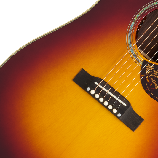Epiphone IGC Hummingbird Deluxe EC, Autumn Burst Acoustic Guitar Epiphone