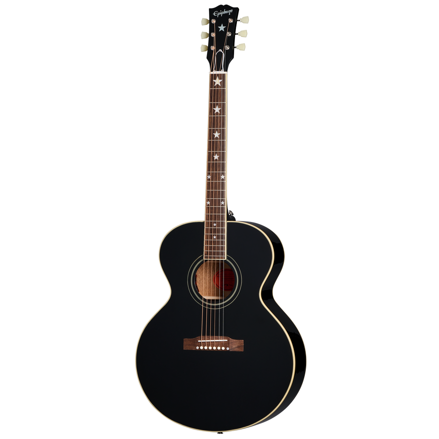 Epiphone IGC J-180 LS, Ebony Acoustic Guitar Epiphone