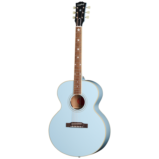 Epiphone IGC J-180 LS, Frost Blue Acoustic Guitar Epiphone