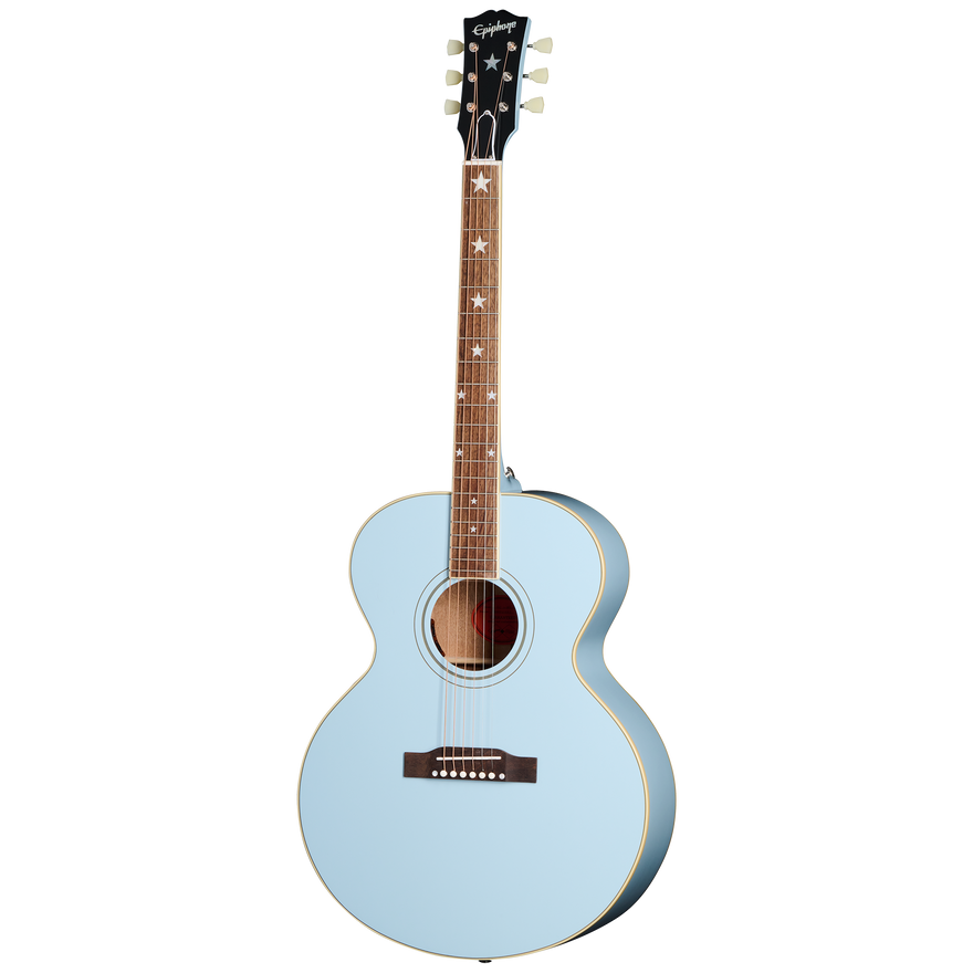 Epiphone IGC J-180 LS, Frost Blue Acoustic Guitar Epiphone