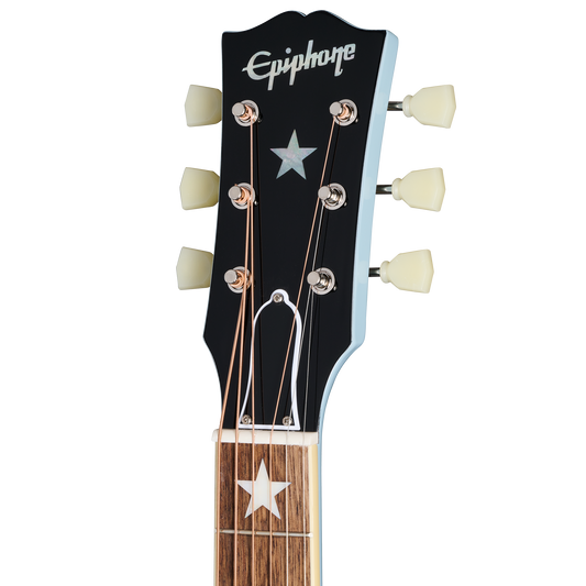Epiphone IGC J-180 LS, Frost Blue Acoustic Guitar Epiphone