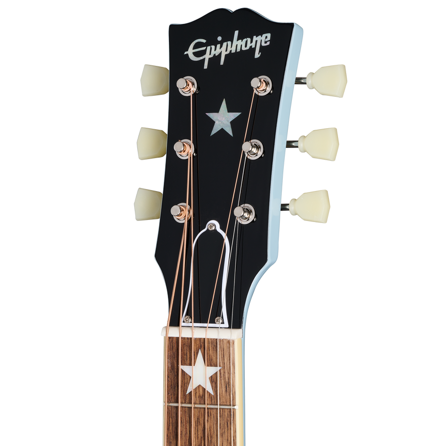 Epiphone IGC J-180 LS, Frost Blue Acoustic Guitar Epiphone
