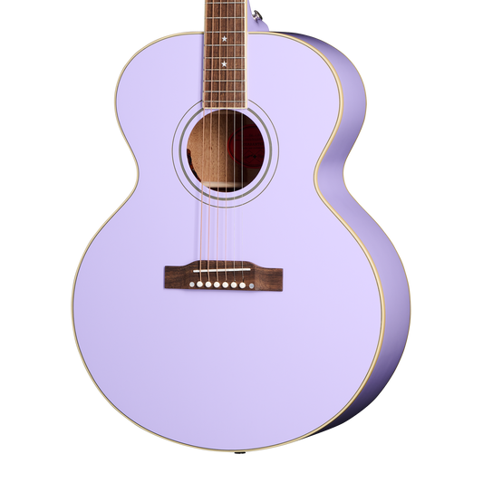 Epiphone IGC J-180 LS, Lavender, Exclusive Acoustic Guitar Epiphone